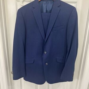 Kenneth Cole Reaction Navy Blue Suit- Mens